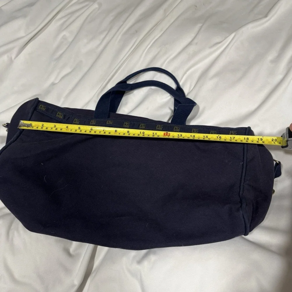 Vintage Warden Brooks Merrill Lynch Bull Wall Street Canvas Bankers Duffel Bag